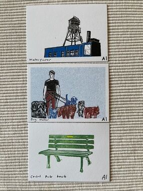 Anastasia Inciardi 3 NYC Mini Prints Set